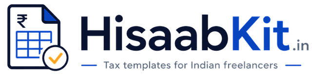 HisaabKit — Tax templates for Indian freelancers