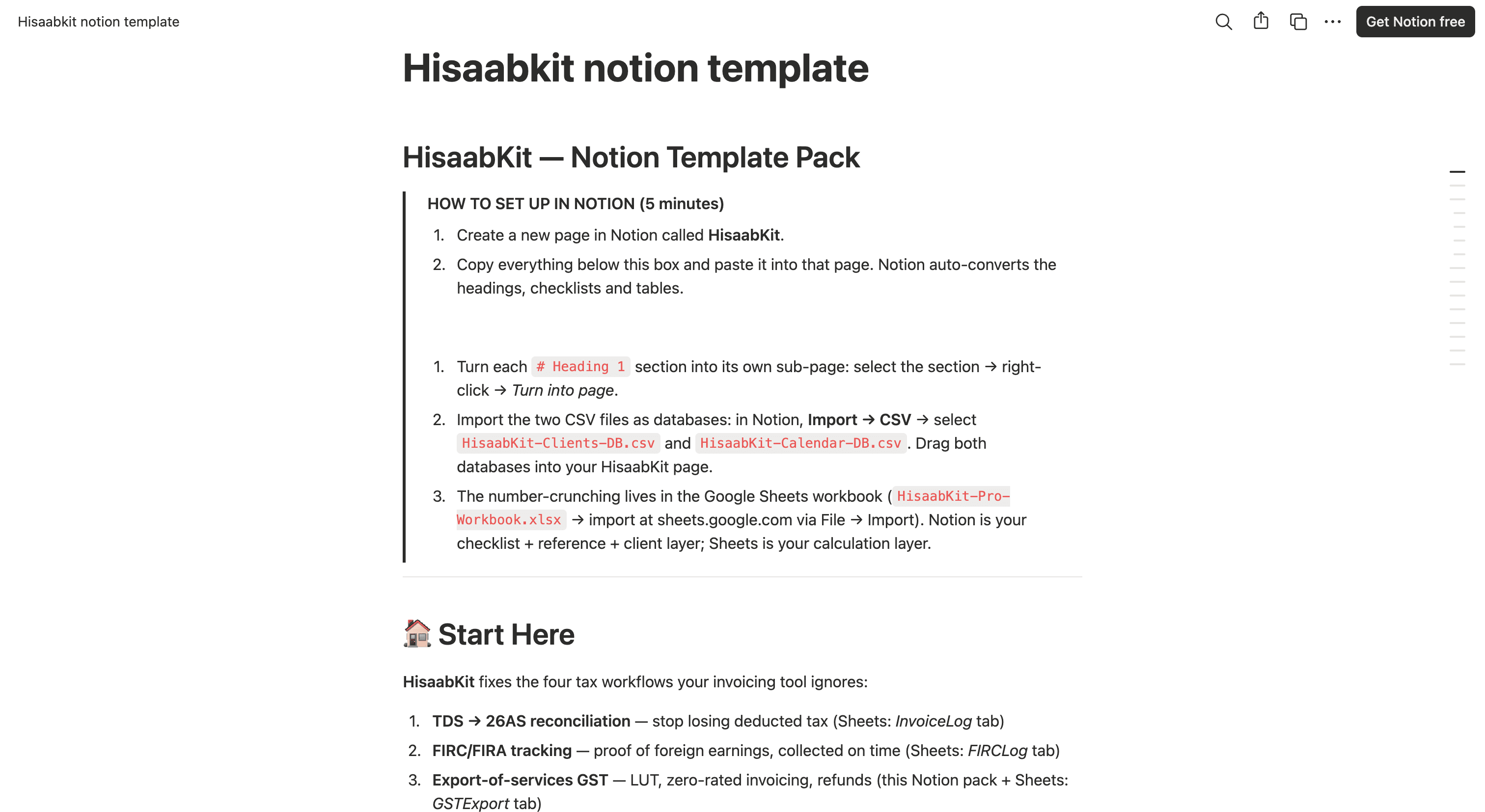 Notion pack